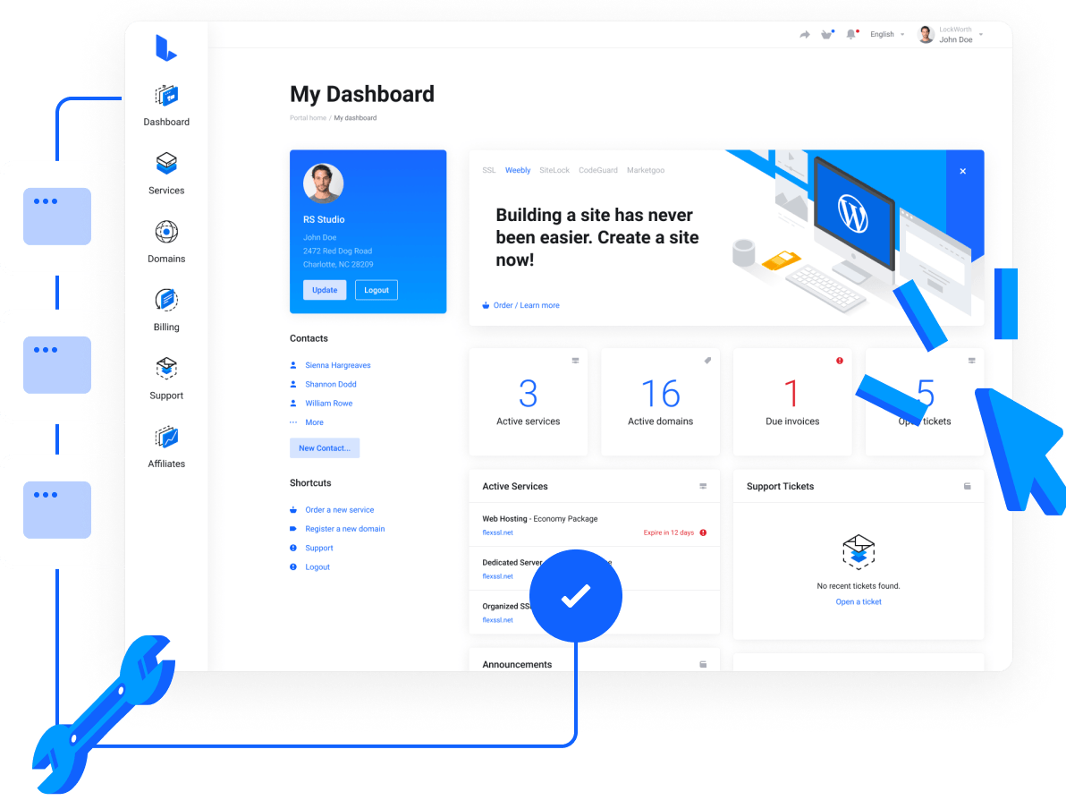 Powerful management tools to save your time