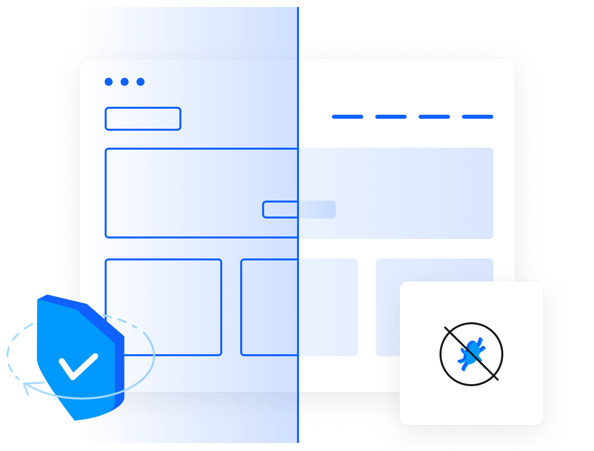 Professional security features for your website